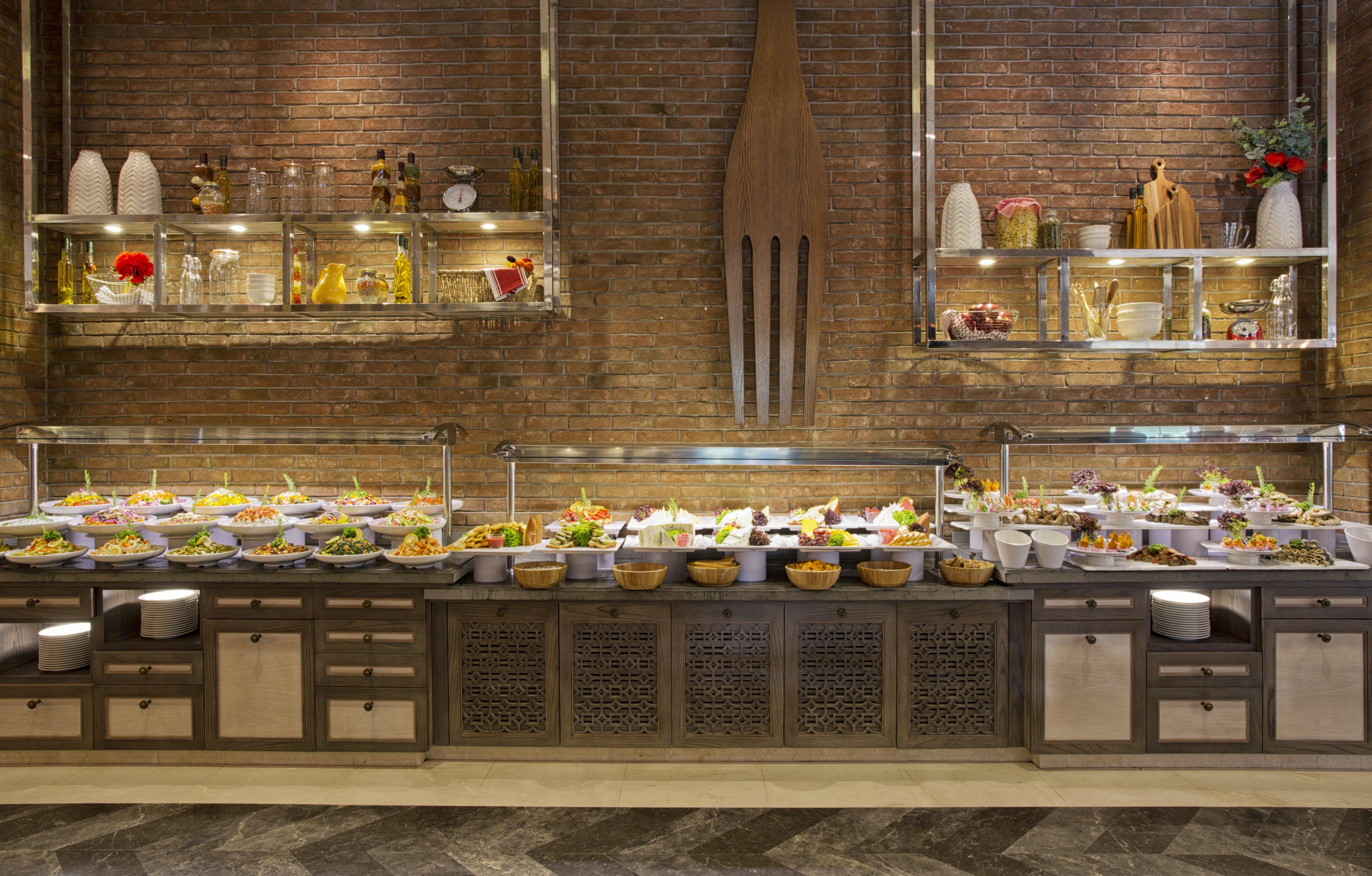 โรงแรมไอซี กรีน พาเลซ อันตัลยา ภายนอก รูปภาพ A salad bar