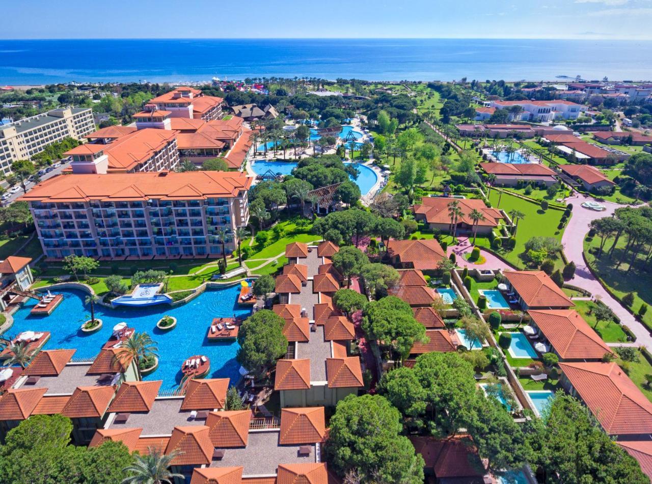 โรงแรมไอซี กรีน พาเลซ อันตัลยา ภายนอก รูปภาพ Aerial view of the resort