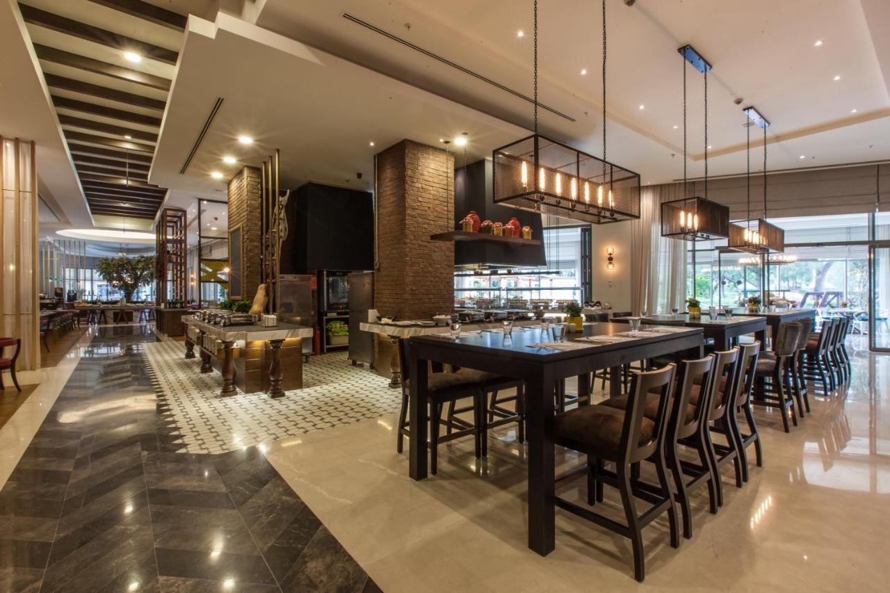 โรงแรมไอซี กรีน พาเลซ อันตัลยา ภายนอก รูปภาพ The restaurant